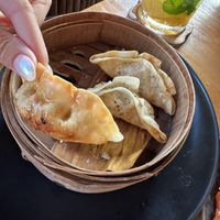 Fried gyozas  at Seoul Vibe in Koh Phangan