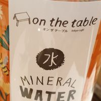 Water at On the Table in Bangkok