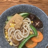 Tofu mushroom noodle soup  at On the Table in Bangkok