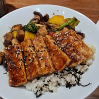 Tofu health bowl Central World at On the Table in Bangkok