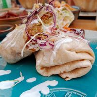 falafel burrito at King's Caffe in Malinska