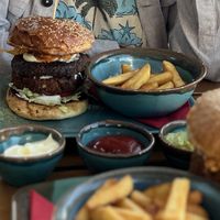 New Monster King Vegan Burger  at King's Caffe in Malinska