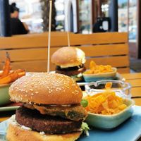 Prince vegan burger at King's Caffe in Malinska