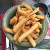 french fries  at King's Caffe in Malinska