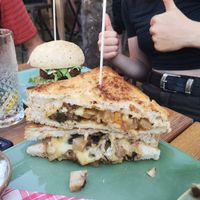 The vegan sandwich at King's Caffe in Malinska