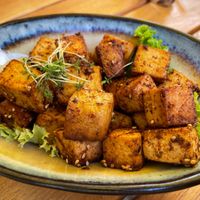 Tofu   at My Secret Garden Cafe in Vienna