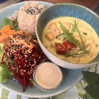 Vegan curry   at My Secret Garden Cafe in Vienna