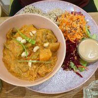 Massaman curry at My Secret Garden Cafe in Vienna