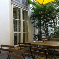 Separate Garden seating - beautiful and peaceful location  at My Secret Garden Cafe in Vienna