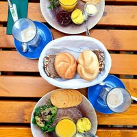 Vegan Delight breakfast at My Secret Garden Cafe in Vienna