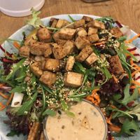 Salat mit Tofu at My Secret Garden Cafe in Vienna