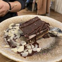 raw vegan caramel bars at My Secret Garden Cafe in Vienna