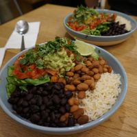 Customized burrito bowl at Max & Benito - Mariahilfer Strasse in Vienna