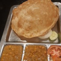 Chana Bartura #Veganuary at Saravana Bhavan in Brussels