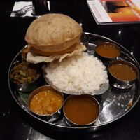 Thali at Saravana Bhavan in Brussels