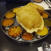 North India Thali at Saravana Bhavan in Brussels