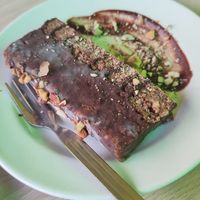 Delicious cakes at bistro ZDRAVO in Sarajevo