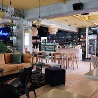 Inside at bistro ZDRAVO in Sarajevo