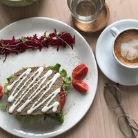 ‘Tuna’ salad sandwich at bistro ZDRAVO in Sarajevo