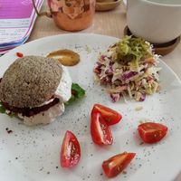 Excellent burger!  at bistro ZDRAVO in Sarajevo