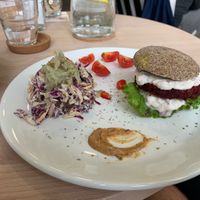 Given that this is a raw burger, it’s very healthy and quite tasty. The portion isn’t very big but it’s enough. I had a spinach soup and this burger and I was full. at bistro ZDRAVO in Sarajevo