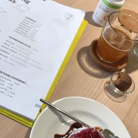 Cake at bistro ZDRAVO in Sarajevo