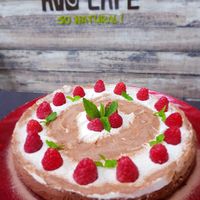 Mint avocado and chocolate tart at Avo Cafe in Waterford