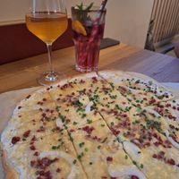 Staßburger art Flammkuchen at Le Feu in Quedlinburg