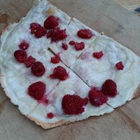 Süß mit Himbeeren at Le Feu in Quedlinburg
