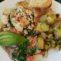 Tofu scramble, potatoes, avo at Mo:Lé - Pandora in Victoria
