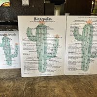 Menu   at Borreguitas in Pomona