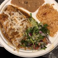 Potato Enchiladas  at Borreguitas in Pomona