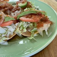 Vegan Tostaditas  at Borreguitas in Pomona