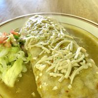 Vegan Wet Burrito with Asada - my favorite 🤩 at Borreguitas in Pomona