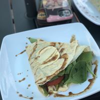 The Veggie with vegan batter   at Crepe Escape in Picton