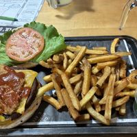 Vegan burger   at The Works in Niagara Falls