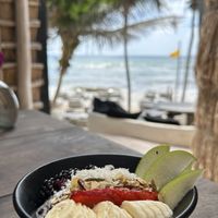 Breakfast spot  at Papaya Playa Project in Playa Del Carmen