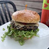 Veggie burger  at Veggie Grill by Next Level in El Segundo