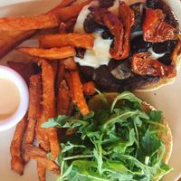 The LUXE Burger at Veggie Grill by Next Level in El Segundo