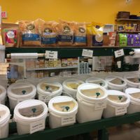 A veritable bouquet of flours! at Scoop 'n Weigh Bulk Foods in Winnipeg