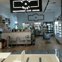 View from mall at Pickle & Must Deli in Warwick