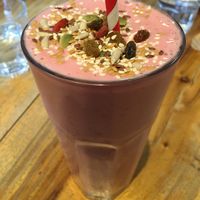 vegan smoothie at Perfect Break Vegetarian Cafe in Gerringong