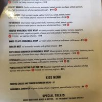 menu 2 at Perfect Break Vegetarian Cafe in Gerringong