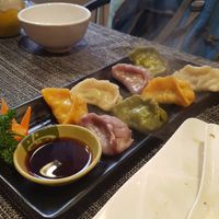Steamed dumplings at Pure Lotus in Yangshuo