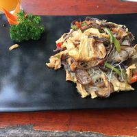 bean curd skins and noodles at Pure Lotus in Yangshuo