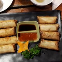 Spring rolls at Pure Lotus in Yangshuo