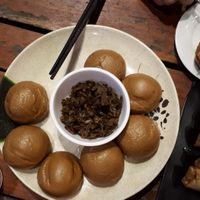 Steamed buns at Pure Lotus in Yangshuo