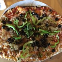 Vegan pizza at Prairie Bay in Brainerd