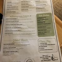 Gluten free and Vegan options!  at Prairie Bay in Brainerd
