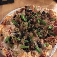 Best Vegan pizza I’ve ever had!  at Prairie Bay in Brainerd